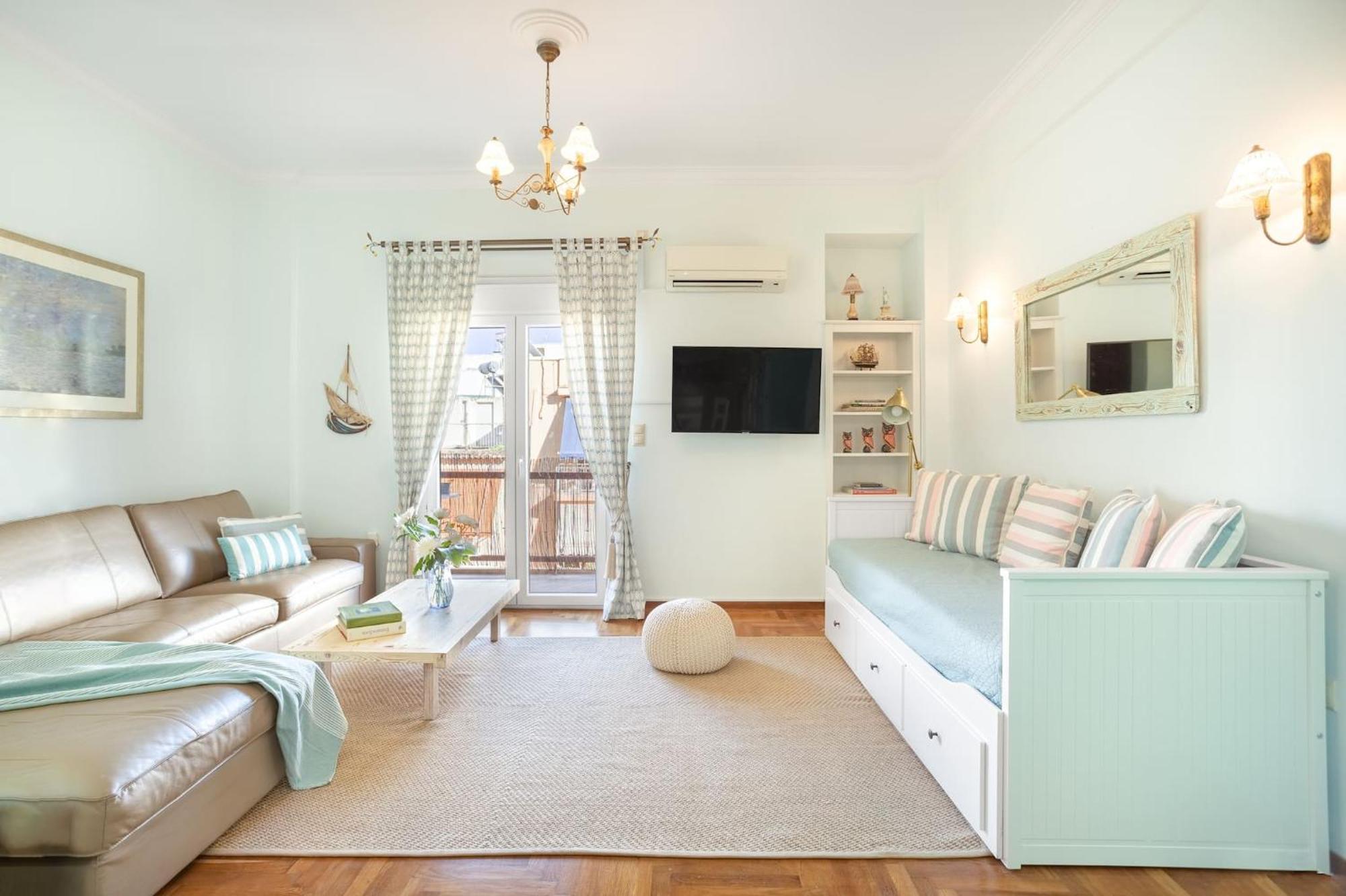 Apartament Bright, Calming Retreat With A Balcony Near Metro! Ateny Zewnętrze zdjęcie